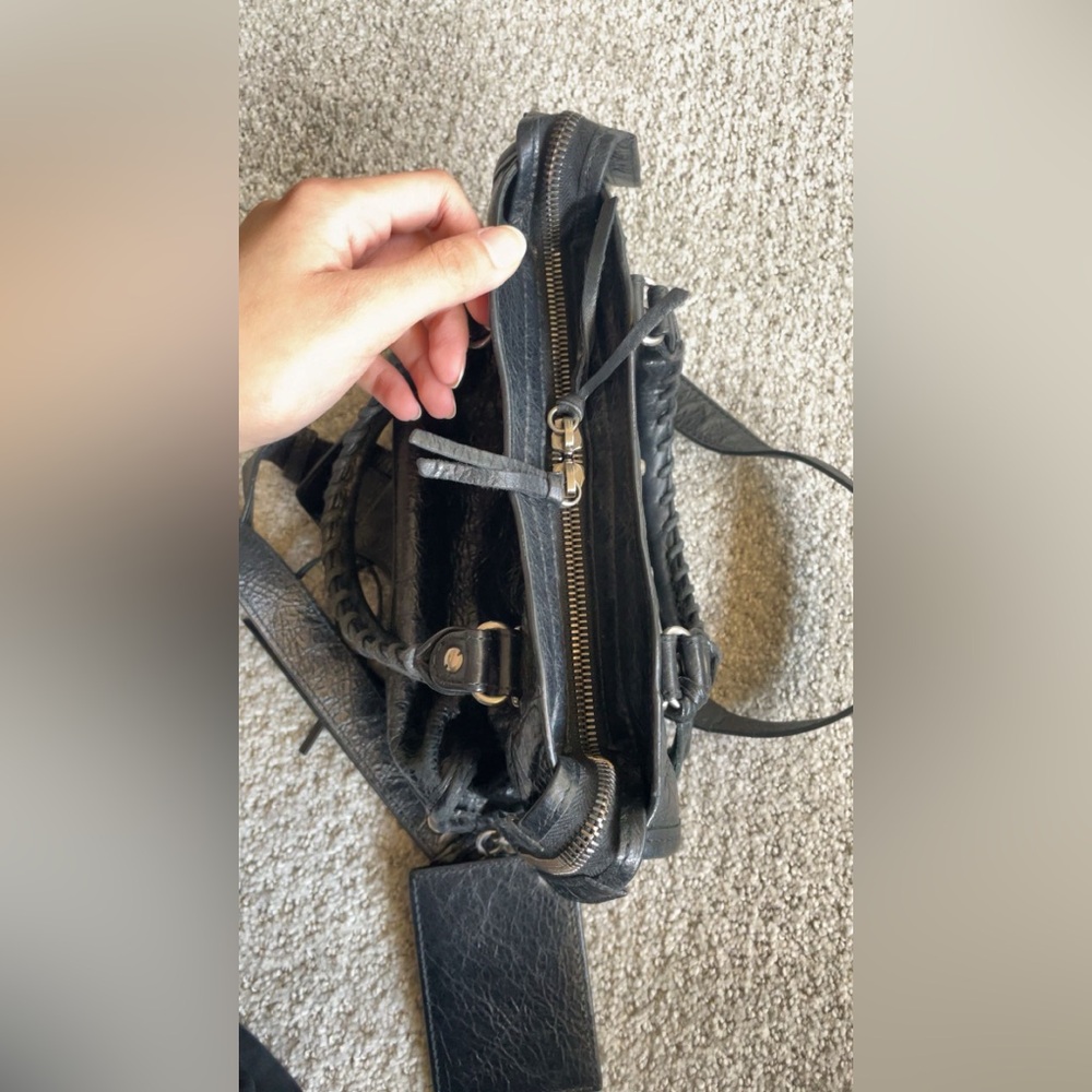 Balenciaga Black Mini Motorcycle City Bag - Picture 12 of 16